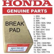 HONDA - BREAK PAD (NEW)