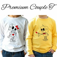 RED/YELLOW/WHITE TSHIRT COUPLE MATCHING TSHIRT COUPLE T LONGSLEEVE TSHIRT