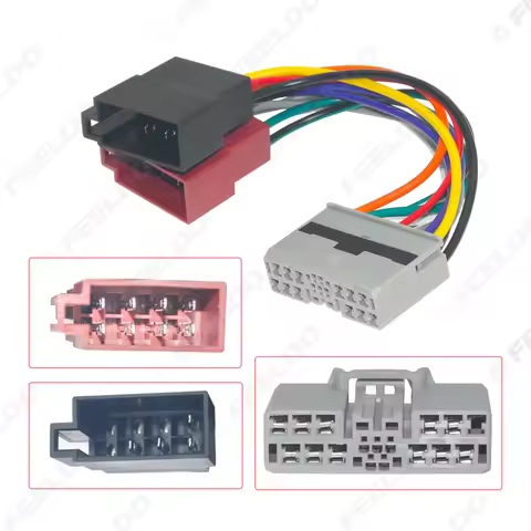 Car CD Radio Audio ISO Wiring Harness Adapter for Honda Mitsubishi Peugeot(4007) Citroen C-Crosser A