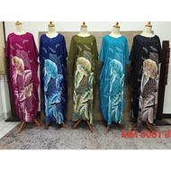 NEW ARRIVAL KAFTAN / BAJU TIDUR / KELAWAR COTTON BATIK HALUS TERENGGANU LENGAN PENDEK MUTIARA MAS