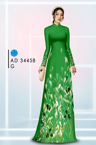 Vải may áo dài cao cấp hoa văn lạ