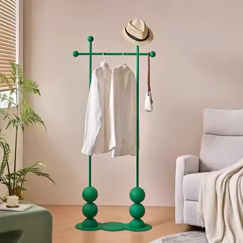 Vertical Green Stores Clothes Racks Cute Indoor Japandi Bedroom Clothing Rack Space Saving Perchero 