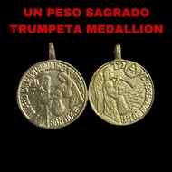 Peso Sagrado Trumpeta Medallion