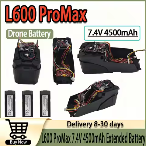 7.4V 4500mAh Extended Life Replacement Battery Spare Parts for LYZRC L600 ProMax RC Drone Quadcopter
