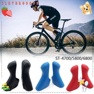 CLEVERHD 1 pair Bracket Hoods, Silicone Road Bike Bracket Covers,  Bike Protective Hoods for ST-4700