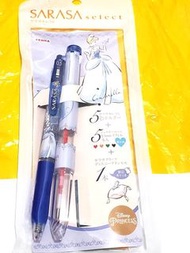 全新原裝 ZEBRA SARASA SELECT DISNEY PRINCESS 香味迪士尼公主 絕版筆跟5支筆芯其中一支特別版