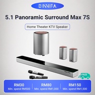 BINNIFA Max7s FAMILY KTV 300/450W Karaoke Set System Home Bluetooth Speaker Wireless DTS Speaker Home KTV