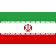 Iran Country Flag Full Printing Peles Material