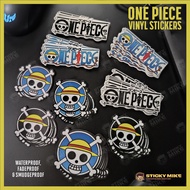 StickyMike ONE PIECE Waterproof Vinyl Sticker in Matte &amp; Glossy finish for Tumbler, Aqua Flask, hydr