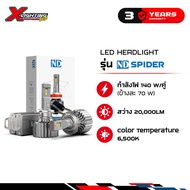 NAOEVO รับประกัน 3 ปี ND Spider หลอดไฟหน้ารถยนต์ LED 140W 20000LM 6500K