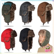 CHERRY Russian Ushanka Outdoors Earflap Fur Ski Hat