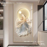 Corridor Decorative Paintings Murals Aisle Paintings Entrance Living Room Back Sense Koi Entrance Go
