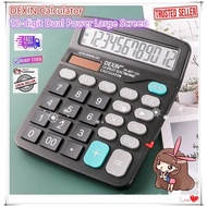 DEXIN Calculator 12-digit Dual Power Large Screen Electronic Calculator /Accounting Calculator/Calcu