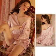 ❡ § ◸ Chiffon pajama sleepwear dress sleepwear for women Nightgown bathrobe