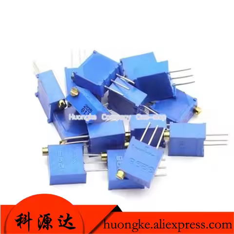 10pcs 3296W 3296 50 100 200 500 ohm 1K 2K 5K 10K 20K 50K 100K 200K 500K 1M ohm 103 100R 200R 500R Tr