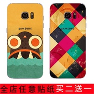 Odd to be Samsung S7 mobile cartoon tile color SAMSUNG S7 edge phones 3M sticker