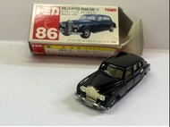 Tomy Tomica 紅白盒 No.86 ROLLS-ROYCE PHANTOM VI 中國製