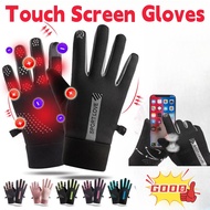 Touch Screen Gloves Unisex Full-finger Riding Gloves Anti-slip Windproof