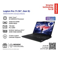 Lenovo Legion Pro 516" ( I9-14900HX/32GB DDR5/1TB SSD/RTX™ 4090 16GB /16" WQXGA/ 2YW | 83DE000XMJ -B