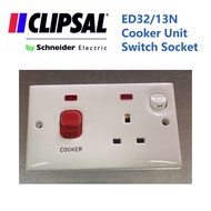 Clipsal ED32/13N Cooker Control Unit Switch Socket Neon