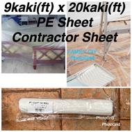 9'x20' PE Sheet (Plastik Contractor)