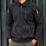 Terbaru kaos bdu tactical full Scuba Combat Polos lengan panjang Army Pria Baju