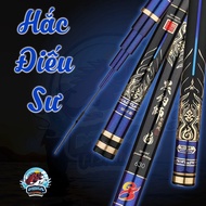 10H black cigarette master hand fishing rod with free tip, float, shaft, 1 rod - Mika fishing 54nbc6