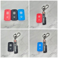 yamaha NMAX V2 2020, AEROX S XMAX HCS MID 251 remote silicone key case cover with keychain