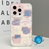 MERAH Pink Cartoon laser Cat Soft Case HP OPPO A18 A38 A58 A5s A9 A5 A57 A15s A16e A17 A53 A33 A54 A