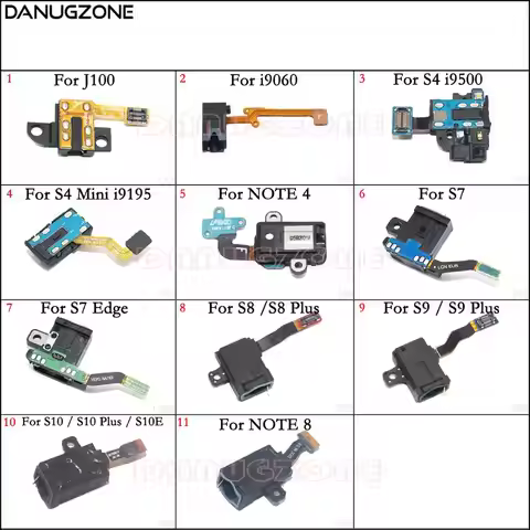 Headphone Audio Jack Earphone Socket Flex Cable For Samsung Galaxy S7 Edge S8 S9 Plus S9+ S10 S10E S