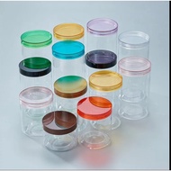 Pastry Pro, Plastic Can PET Screw Cap - Round (Blue) 85 x 85 mm