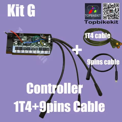 Ebike 500W Controller Polly Battery Case KT Controller 36V/48V 500W 36V/48V 22A 9 Mosfers For 500W B