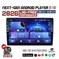 [6GB RAM+64GB ROM]🔥2026  CarPlay/Android Auto Android Player 9"10" inch Octa Core Car Player Wifi