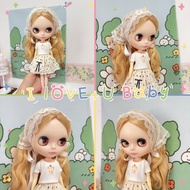 Lace Hair Cover For Blythe Dolls Tie Type