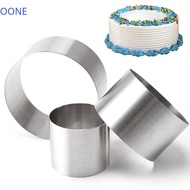 OONE Cake Ring Mold Mousse Cake Reusable Circle  DIY 5/6/8/10CM Kitchen Gadgets