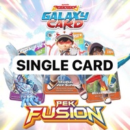 SINGLE CARD FUSION LOOSE PEK FUSION KAD LOOSE BOBOIBOY MONSTA GALAXY CARD