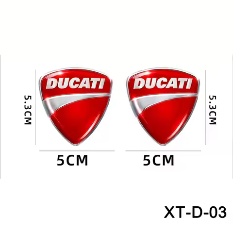 Refelctive Helmet Sticker Motorcycle stickers DUCATI Logo Bike Helmet decal Decoration For Ducati Mo