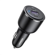 UGREEN 69W USB C Car Charger, 3 Port Car Charger USB C Fast Charging PD 65W 20W SCP 22.5W, iPhone Ca