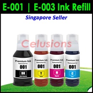 【SG Seller】❤️️Compatible Epson Ecotank Inktank 001 003❤️️ Ink Refill L1250 L1256 L3250 L3256 L6270 L