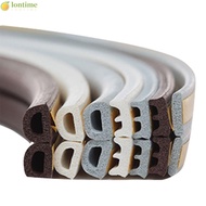 LONTIME Weather Stripping, EPDM Self Adhesive Weather Stripping Door Seal Strip, Flexible Anti Colli