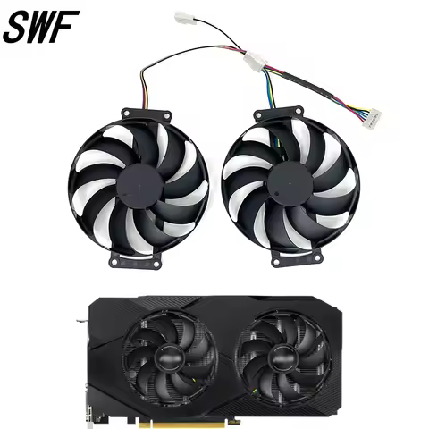 New 90MM FDC10H12S9-C GTX 1660 Super RTX2060 Cooling Fan For ASUS RTX 2060 2070 DUAL MINI OC Video C