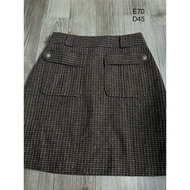 70 waist checkered evening dress