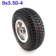 9 inch 9x3.50-4 pneumatic tire with wheel hub for electric tricycle elderly electric scooter tire 9 inch tire