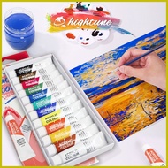 ▬ ℗ ◈ HIGHTUNE Painted Acrylic Paint Set Watercolor Art Supplies 12/24  10/12ml