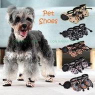 (XXS-L) Dog Shoes Anti Slip Cat Shoes Dog Shoe for Small and Big Dogs 狗狗鞋子 Kasut Kucing Pet Puppy