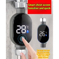 【Real-Time Temp Display】JC Smart Waterproof Shower Thermometer Bathroom Temperature Monitor With Dig