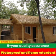 thatch roof, yellow artificial thatched synthetic grass suitable for roof, bar house, terrace, party