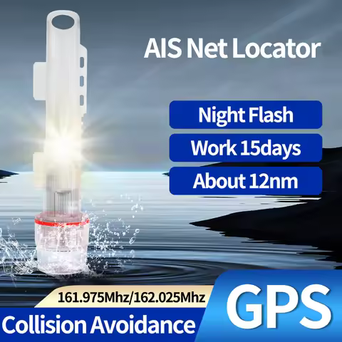ABBREE AR-200M AIS Net Locator IPX7 Waterproof 12W GPSPositioning Long Standby Time Anti-lost Tracke