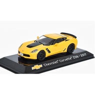 ALTAYA Corvette Mini Car 143 CORVETTE Z06 2017 (Yellow) with case