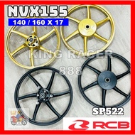 RCB SP522 NVX AEROX 1.40 / 1.60 x 17 SPORT RIM 100% ORIGINAL 6 SPOKES NVX155 155 SCOOTER